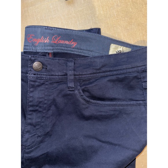 English Laundry‎ Mens Navy Blue Casual Pants Trousers Size 32x32 - Picture 9 of 9